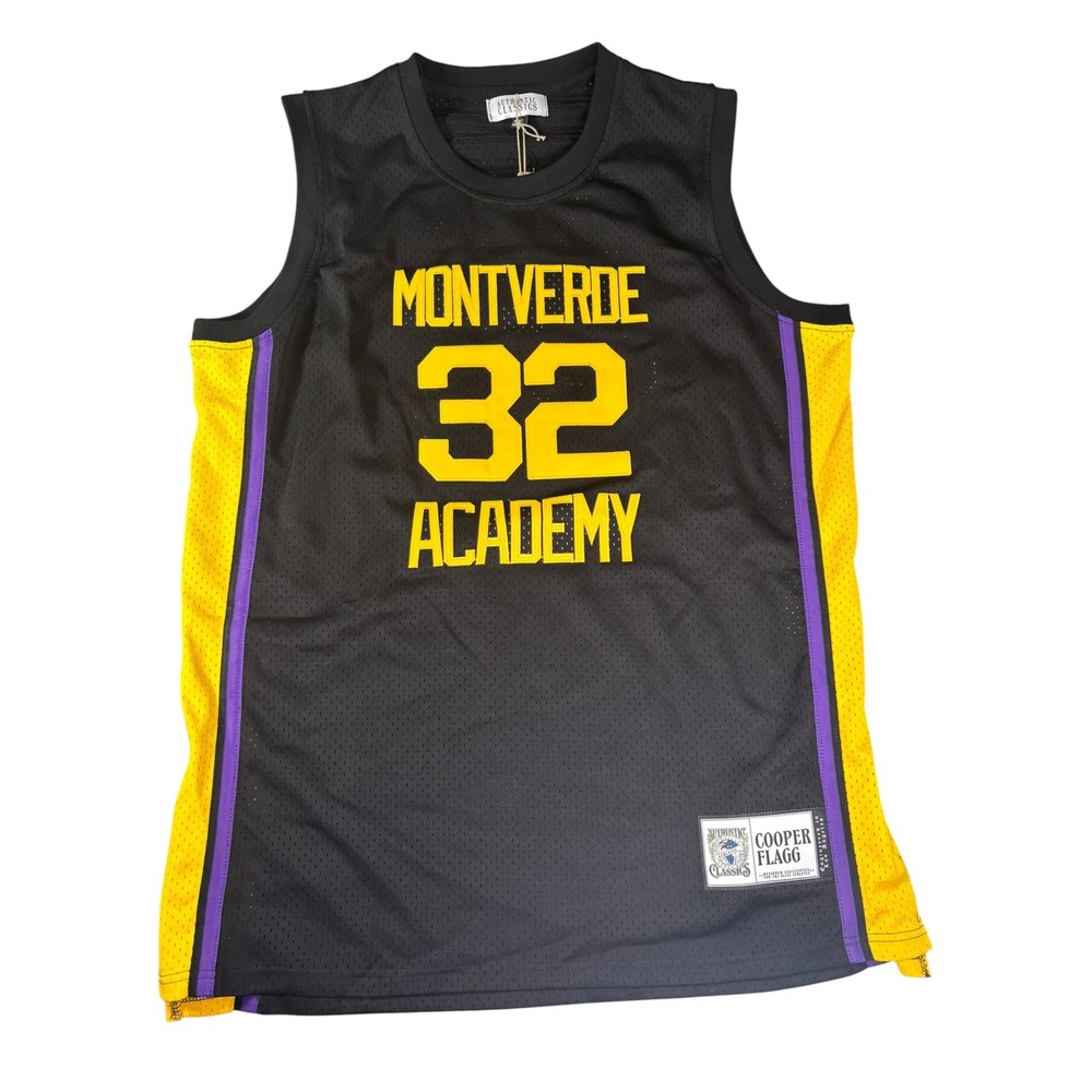 Authentic Classic Cooper Flagg Montverde Academy Basketball Jersey Black 3XL NWT